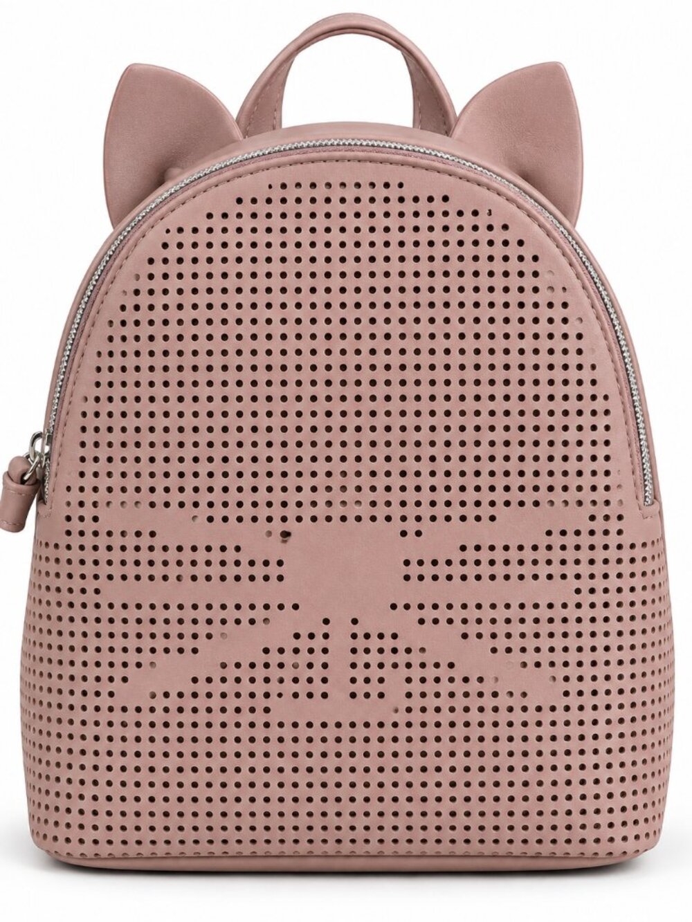 T-Shirt & Jeans Cat Perf Silhouette Backpack Mauve Plum NWT